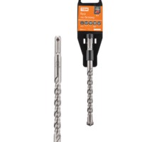 Бур по бетону, 12×160×100 мм, SDS-Plus, 4 резца, пластиковый держатель, 1 шт, “Рубин” TDM