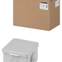 Коробка КМЭР ОП 65х65х50мм крышка IP54 4вх. TDM SQ1401-0111