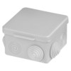 Коробка КМЭР ОП 80х80х50мм крышка IP54 7вх. TDM SQ1401-0112