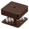 Коробка КМЭР ОП 75х75х20мм бук с клем. колодкой IP40 TDM SQ1401-0304