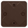 Коробка КМЭР ОП 75х75х20мм бук с клем. колодкой IP40 TDM SQ1401-0304