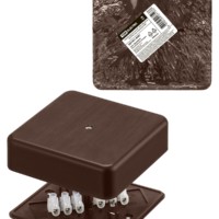 Коробка КМЭР ОП 100х100х29мм бук IP40 TDM SQ1401-0307