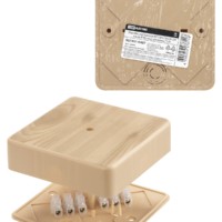 Коробка КМЭР ОП 100х100х29мм сосна IP40 TDM SQ1401-0407