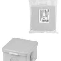 Коробка КМЭР ОП 65х65х50мм крышка IP54 4вх. TDM SQ1401-0511
