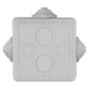 Коробка КМЭР ОП 65х65х50мм крышка IP54 4вх. TDM SQ1401-0511