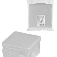 Коробка КМЭР ОП 80х80х50мм крышка IP54 7вх. TDM SQ1401-0512