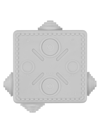 Коробка КМЭР ОП 80х80х50мм крышка IP54 7вх. TDM SQ1401-0512 — изображение 4