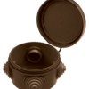 Коробка КМЭР ОП d65х40мм крышка "ЭКО" венге IP54 4вх. TDM SQ1401-0601