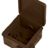 Коробка КМЭР ОП 80х80х50мм крышка "ЭКО" венге IP54 7вх. TDM SQ1401-0612