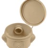 Коробка КМЭР ОП d65х40мм крышка "ЭКО" сосна IP54 4вх. TDM SQ1401-0701