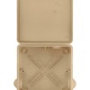 Коробка КМЭР ОП 100х100х55мм крышка "ЭКО" сосна  IP54 8вх. TDM SQ1401-0713