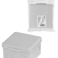 Коробка КМЭР ОП 80х80х50мм крышка IP54 7вх. без гермовводов TDM SQ1401-0822
