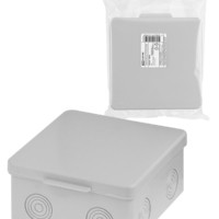Коробка КМЭР ОП 100х100х55мм крышка IP54 8вх. без гермовводов TDM SQ1401-0823