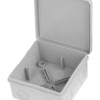 Коробка КМЭР ОП 100х100х55мм крышка IP54 8вх. без гермовводов TDM SQ1401-0823