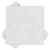 Коробка КМЭР ОП 100х100х55мм крышка IP54 8вх. белая TDM SQ1401-0923