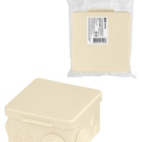 Коробка КМЭР ОП 80х80х50мм крышка IP54 7вх. сл. кость TDM SQ1401-0932