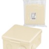 Коробка КМЭР ОП 100х100х55мм крышка IP54 8вх. сл. кость TDM SQ1401-0933