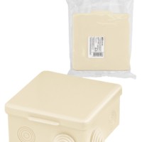 Коробка КМЭР ОП 100х100х55мм крышка IP54 8вх. сл. кость TDM SQ1401-0933
