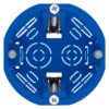 Коробка КМЭУ СП d68х45мм саморезы пл. лапки синяя IP20 TDM SQ1403-0901