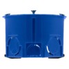 Коробка КМЭУ СП d68х45мм саморезы пл. лапки синяя IP20 TDM SQ1403-0901
