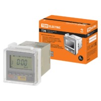 Таймер электронный цокольный в крышку щитка ТЭ8-1мин/7дн-8on/off-16А-8Ц/Щ TDM