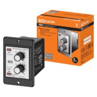 Реле времени 2 выдержки цокольное в крышку щитка РВ51-2Т-60х60cек-5А-230В-8Ц/Щ TDM