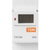 Таймер электронный на DIN-рейку ТЭ15М-1мин/7дн-32on/off-30А-DIN TDM