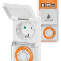 Таймер розеточный механический ТРМ-03-30мин/24ч-16А-IP44 (суточный, защита от влаги) TDM