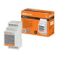 Реле контроля уровня РКУ-03-1нас/2рез/4ур/6датч-230/400В-DIN (без датчиков) TDM