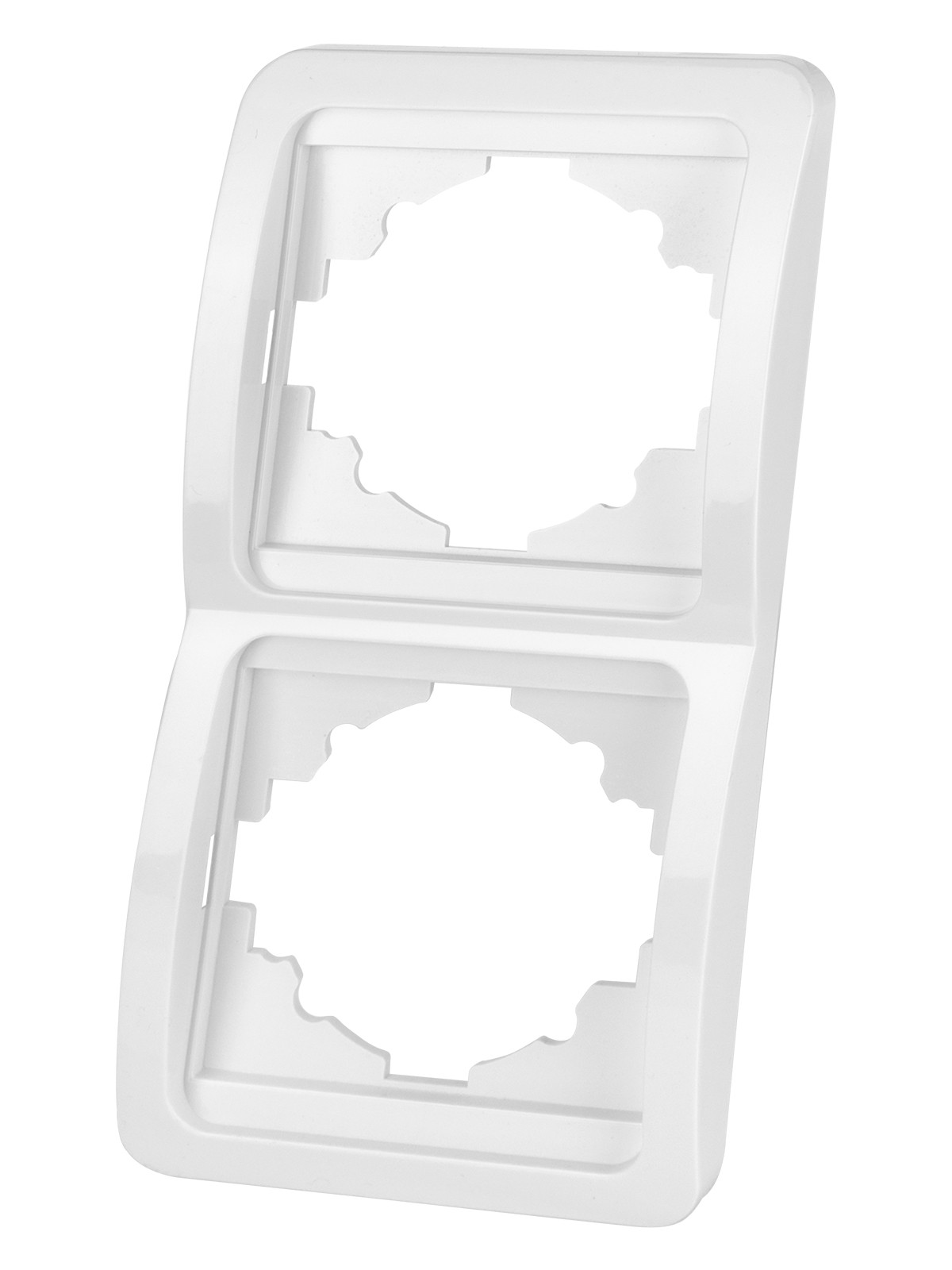 Рамка 2-ая вертикальная белая "Валдай" TDM — изображение 2