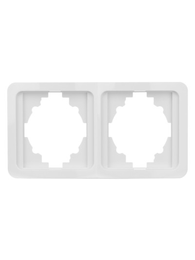 Рамка 2-ая вертикальная белая "Валдай" TDM — изображение 3