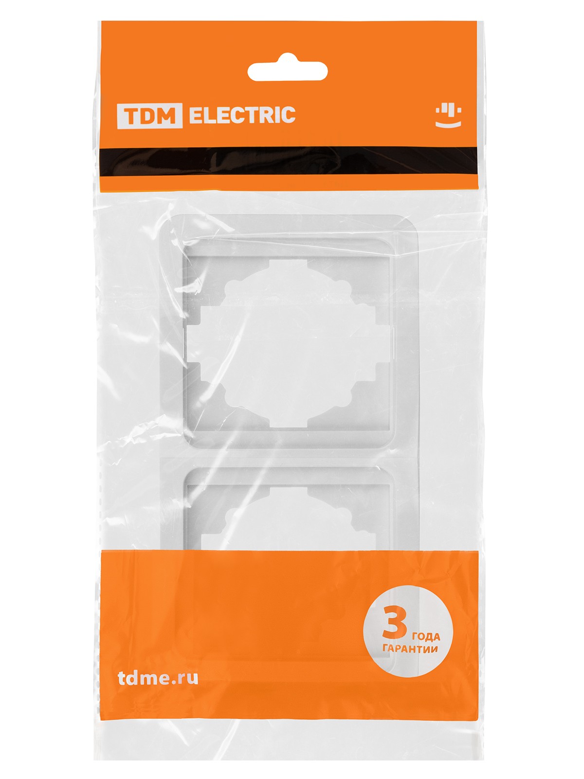 Рамка 2-ая вертикальная белая "Валдай" TDM — изображение 5