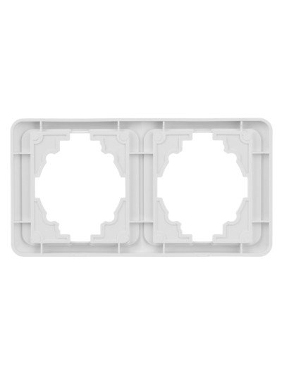 Рамка 2-ая вертикальная белая "Валдай" TDM — изображение 4