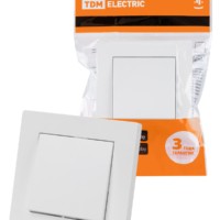 Выключатель 1 кл. 10А белый “Сенеж” TDM