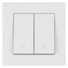 Выключатель на 2 направления 2 кл. 10А белый "Сенеж" TDM