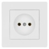Розетка 2П 10А 250В белая "Сенеж" TDM