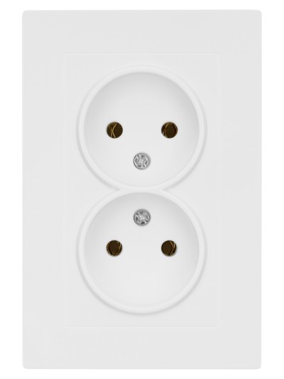 Розетка двойная 2П 10А 250В белая "Сенеж" TDM — изображение 3