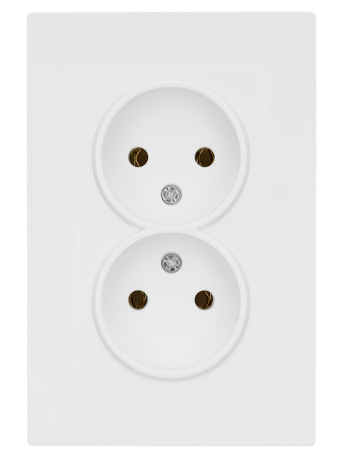 Розетка двойная 2П 10А 250В белая "Сенеж" TDM — изображение 3