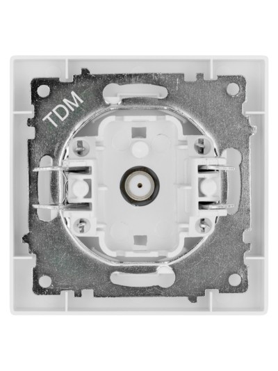 Розетка SAT (F-разъем) 0-2400МГц белая "Сенеж" TDM — изображение 4