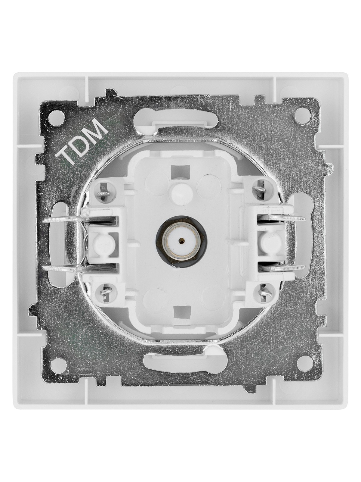 Розетка SAT (F-разъем) 0-2400МГц белая "Сенеж" TDM — изображение 4