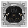 Розетка 2П+З 16А 250В + 2 USB порта 2,1А 5В белая "Сенеж" TDM