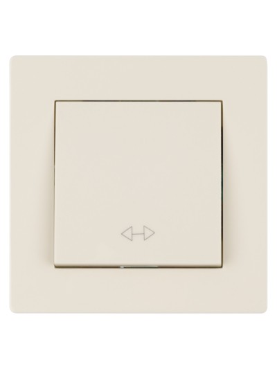 Выключатель перекрестный 1 кл. 10А сл. кость "Сенеж" TDM — изображение 3