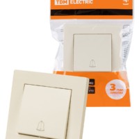 Кнопка звонка 6А сл. кость “Сенеж” TDM