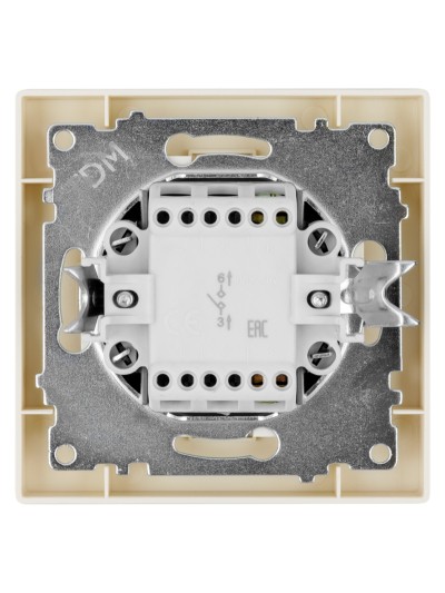 Кнопка звонка 6А сл. кость "Сенеж" TDM — изображение 4