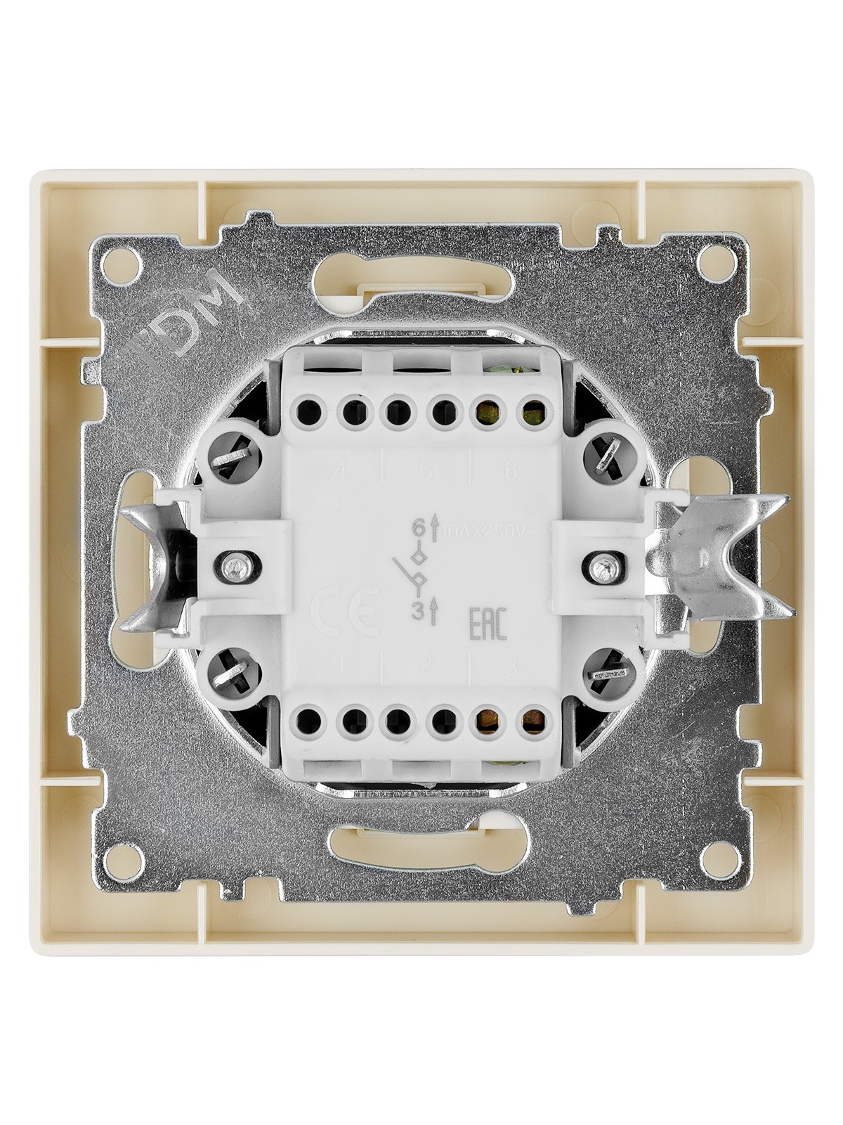 Кнопка звонка 6А сл. кость "Сенеж" TDM — изображение 4