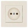 Розетка 2П 10А 250В сл. кость "Сенеж" TDM