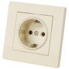 Розетка 2П+З 16А 250В сл. кость "Сенеж" TDM