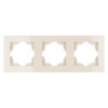 Рамка 3-х постовая сл. кость "Сенеж" TDM