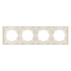 Рамка 4-х постовая сл. кость "Сенеж" TDM