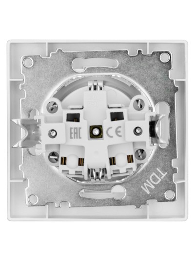 Розетка 2П+З 16А 250В серебр. металлик "Сенеж" TDM — изображение 4